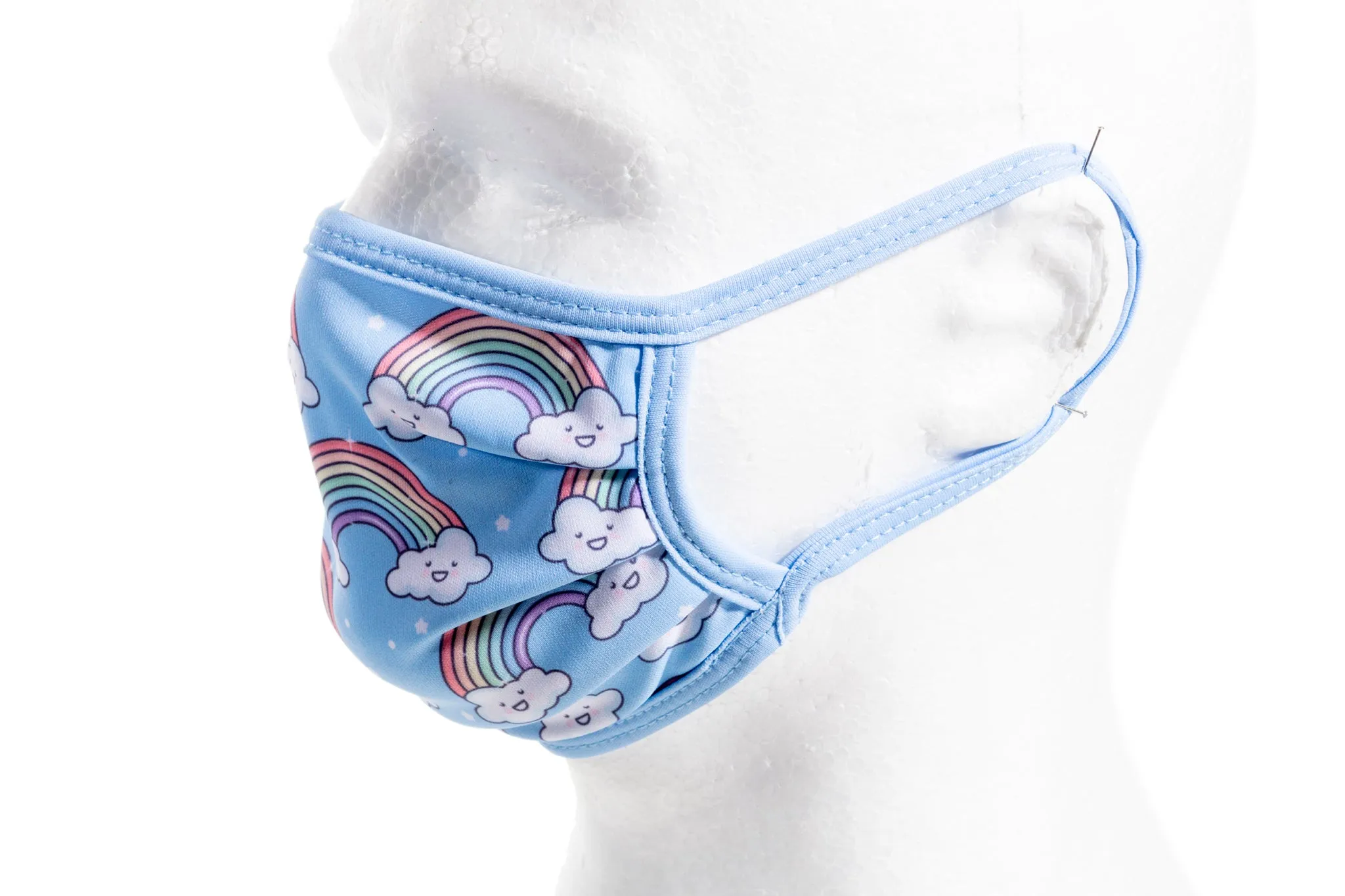 PRINTED RAINBOW - KIDS - ACCORDION PROTECTIVE MASK