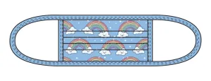 PRINTED RAINBOW - KIDS - ACCORDION PROTECTIVE MASK