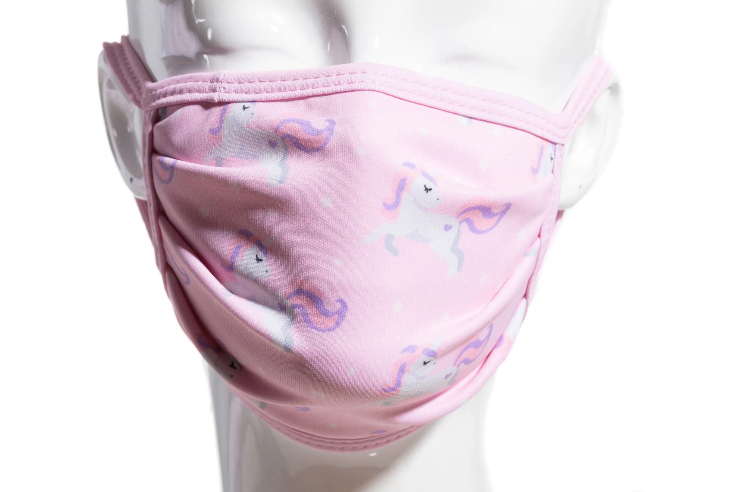 PRINTED UNICORN - KIDS - ACCORDION PROTECTIVE MASK