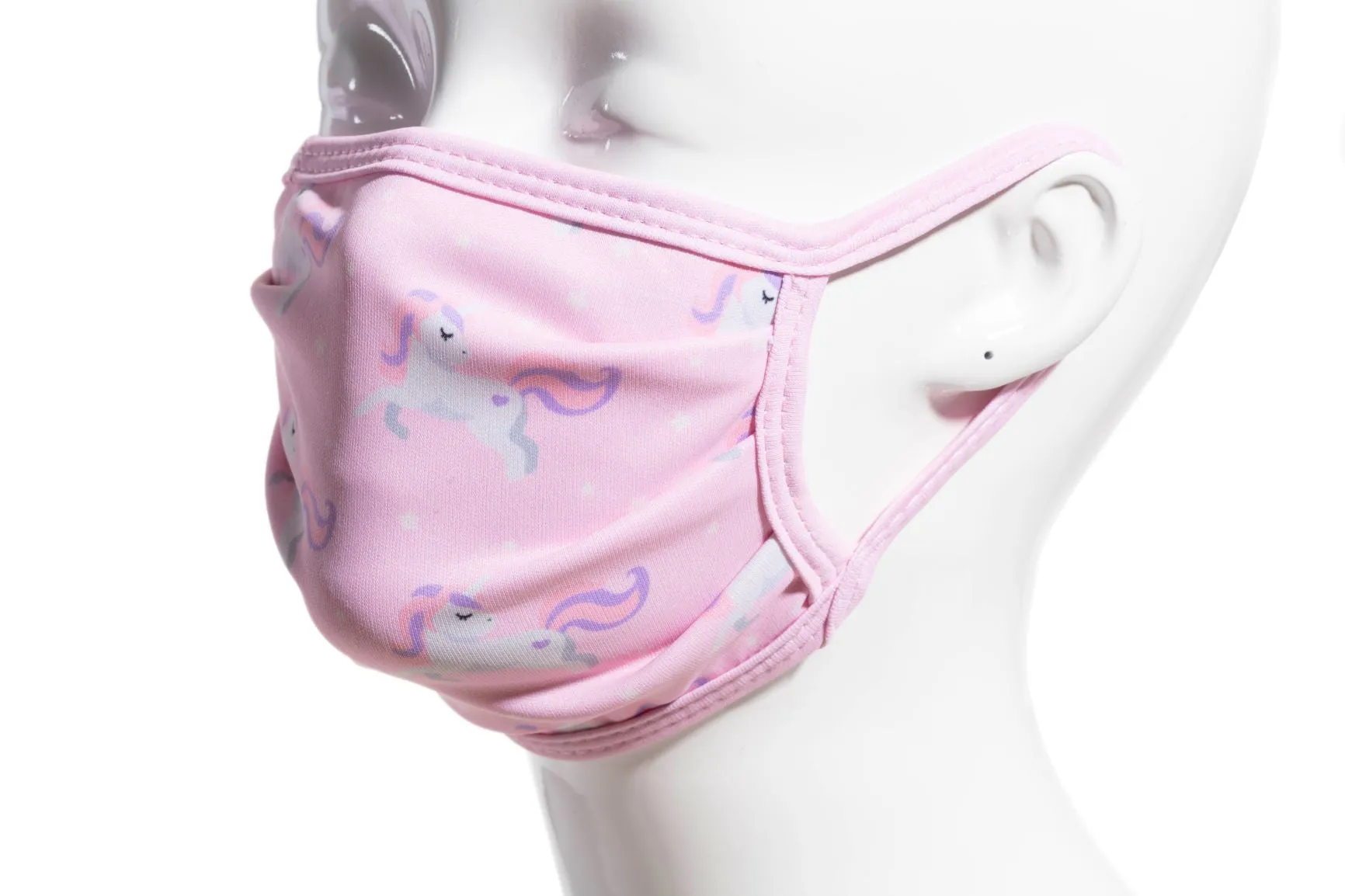 PRINTED UNICORN - KIDS - ACCORDION PROTECTIVE MASK