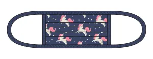 PRINTED UNICORN - KIDS - ACCORDION PROTECTIVE MASK