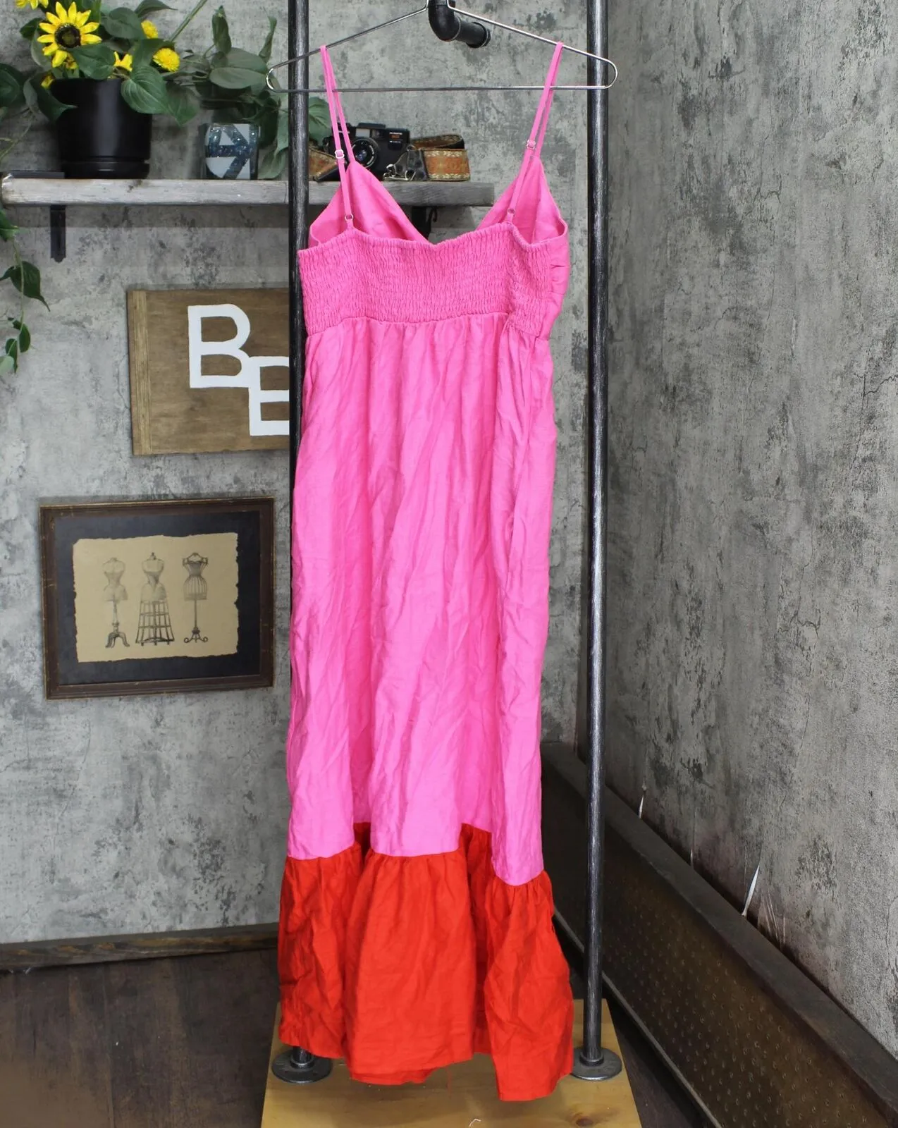 Private Label Women's Sleeveless Tie-Front Midi Dress 453Z5G