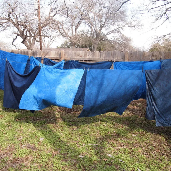 "Wave" Indigo Wholecloth