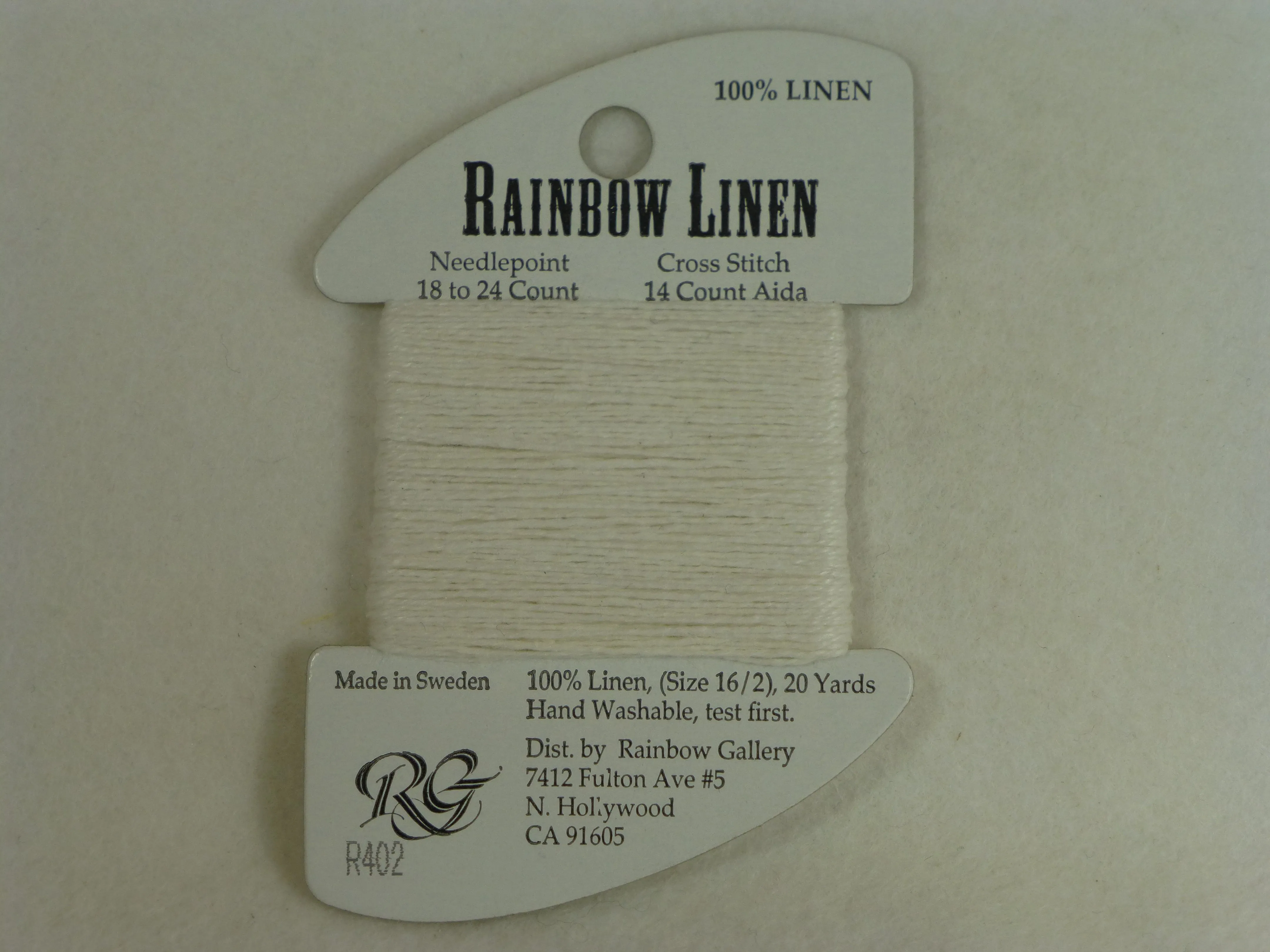 Rainbow Linen R402 White