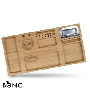 Raw Triple Flip Bamboo Rolling Tray