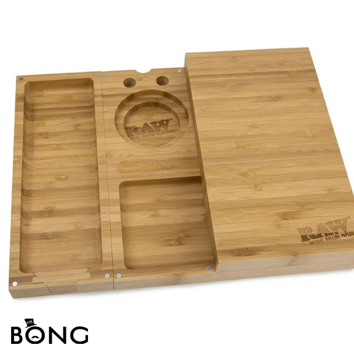 Raw Triple Flip Bamboo Rolling Tray