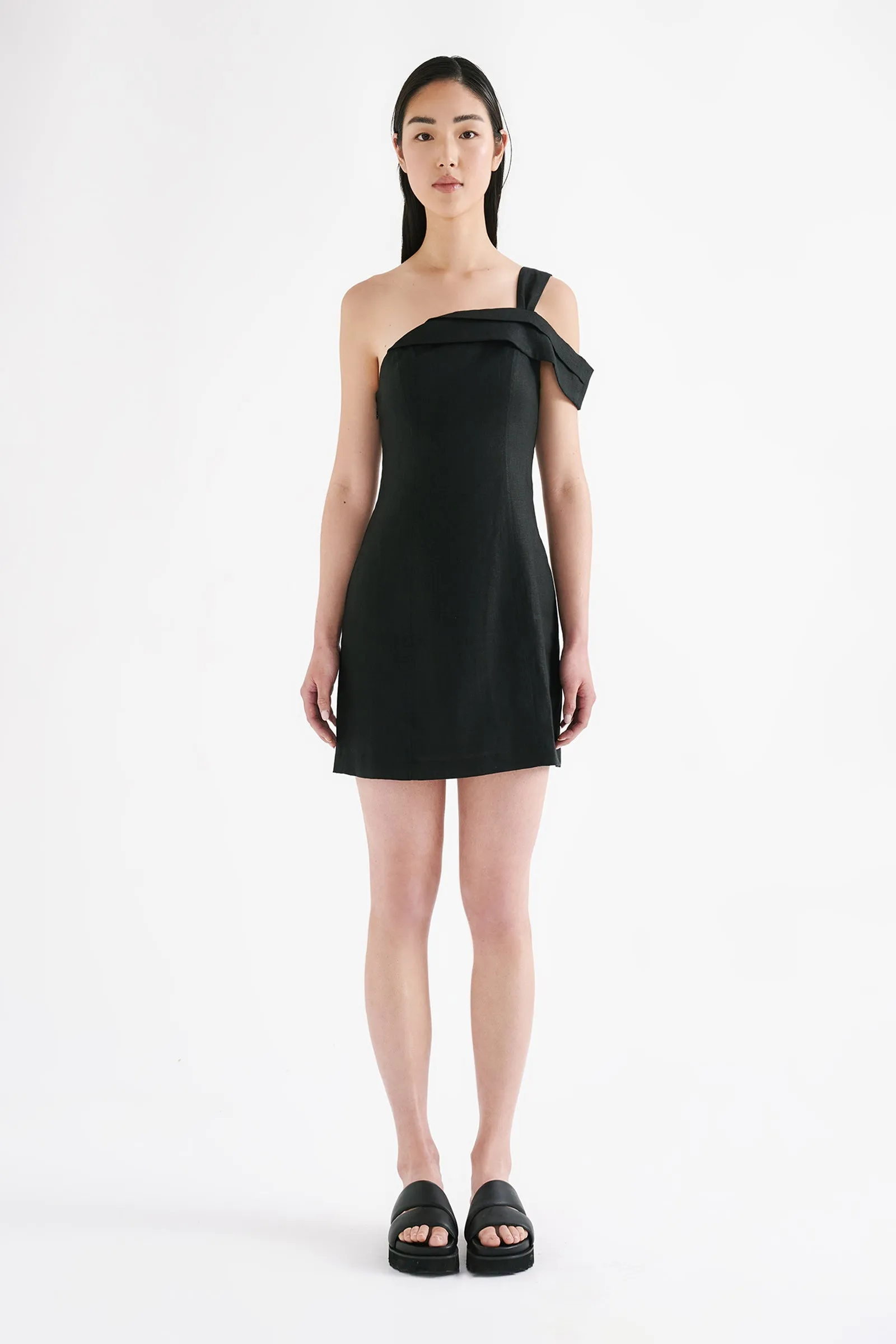 REESE LINEN MINI DRESS