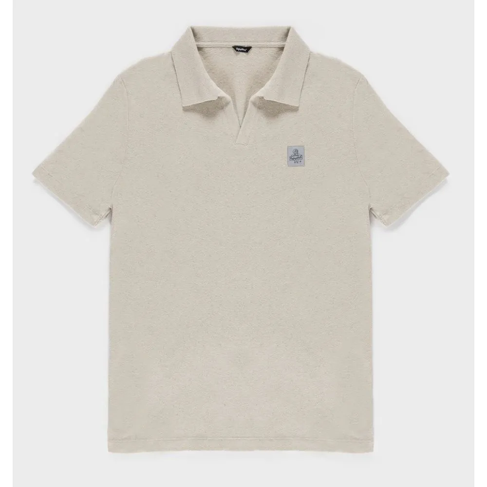 Refrigiwear White Cotton Polo Shirt