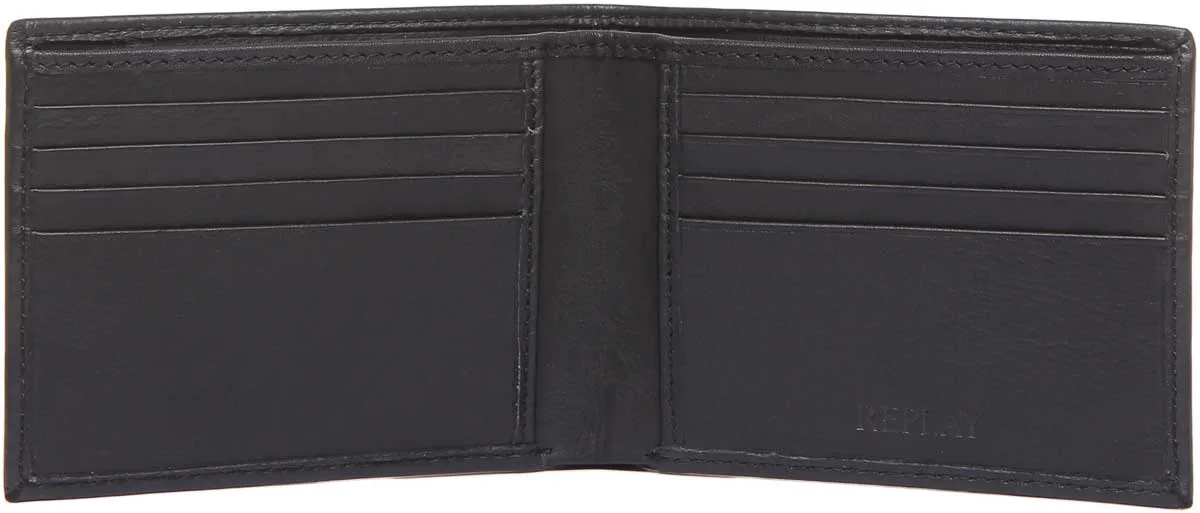 Replay Mens Wallet In Black