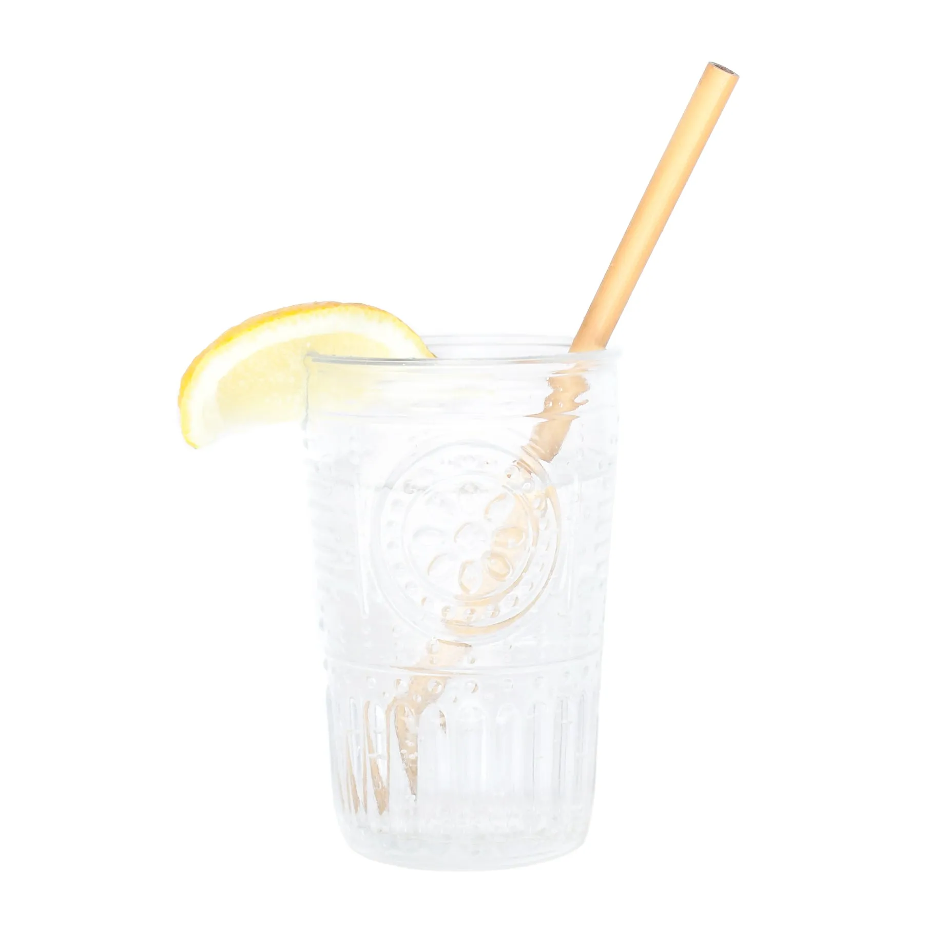 Reusable Bamboo Drinking Straws with Pouch and Tiny Brush