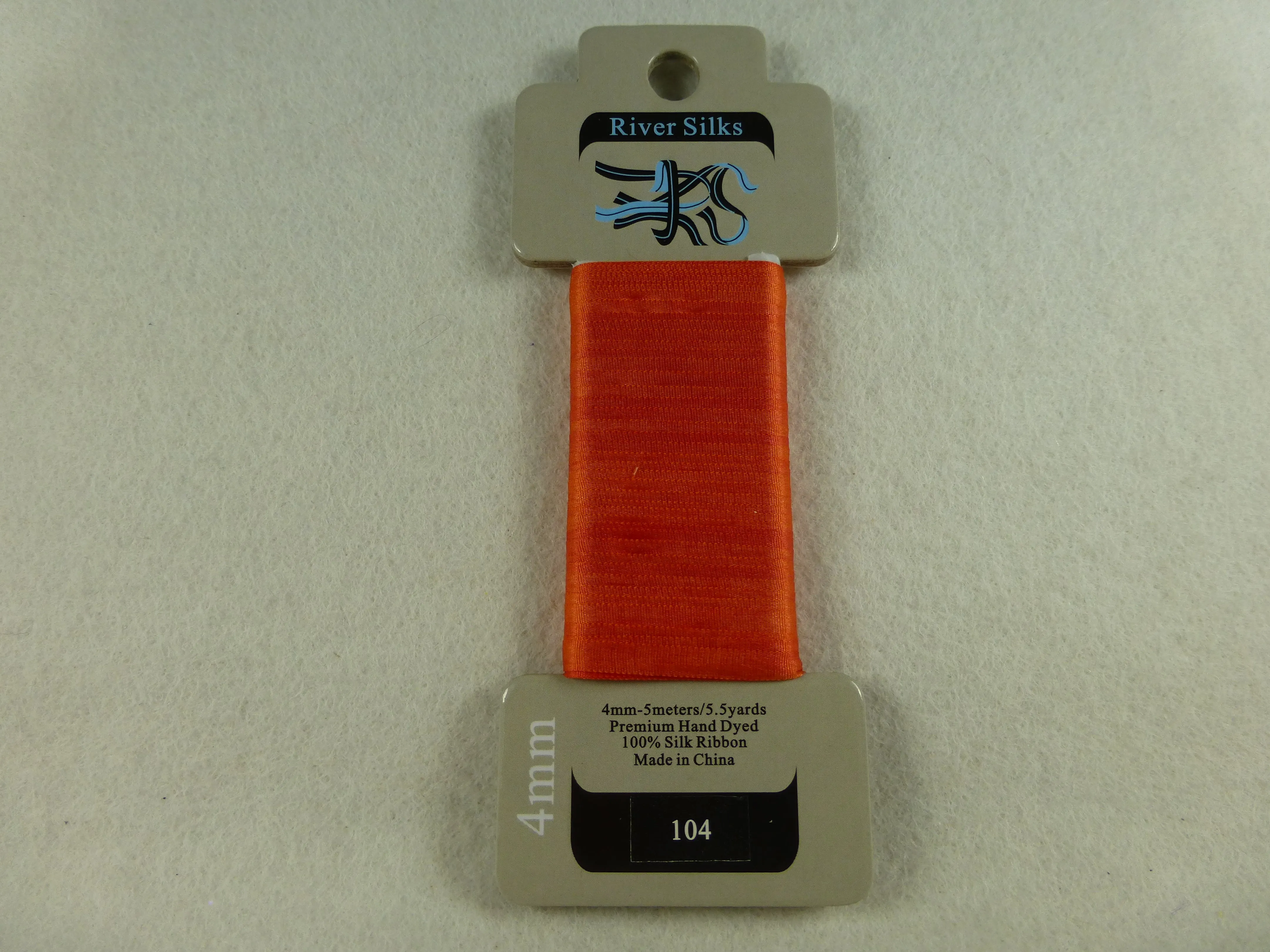 River Silks 4104 O/D Persimmon