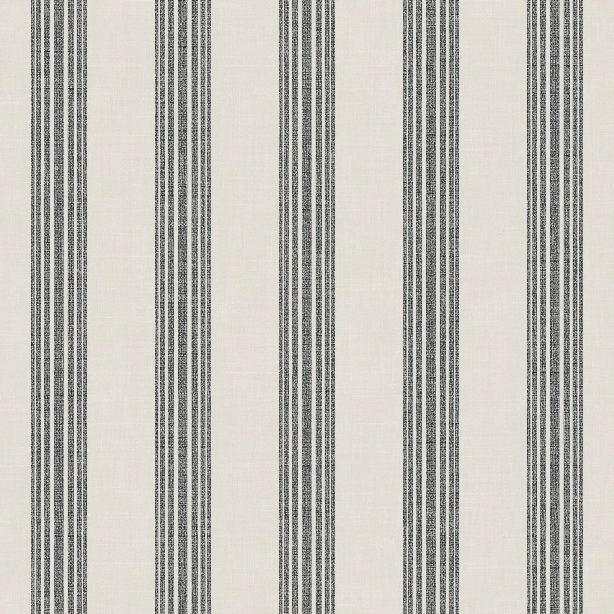 Riviera Striped Linen Cotton Curtain Navy-96"