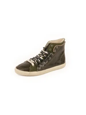 Rivington Double High-Top Sneaker - Hunter Green