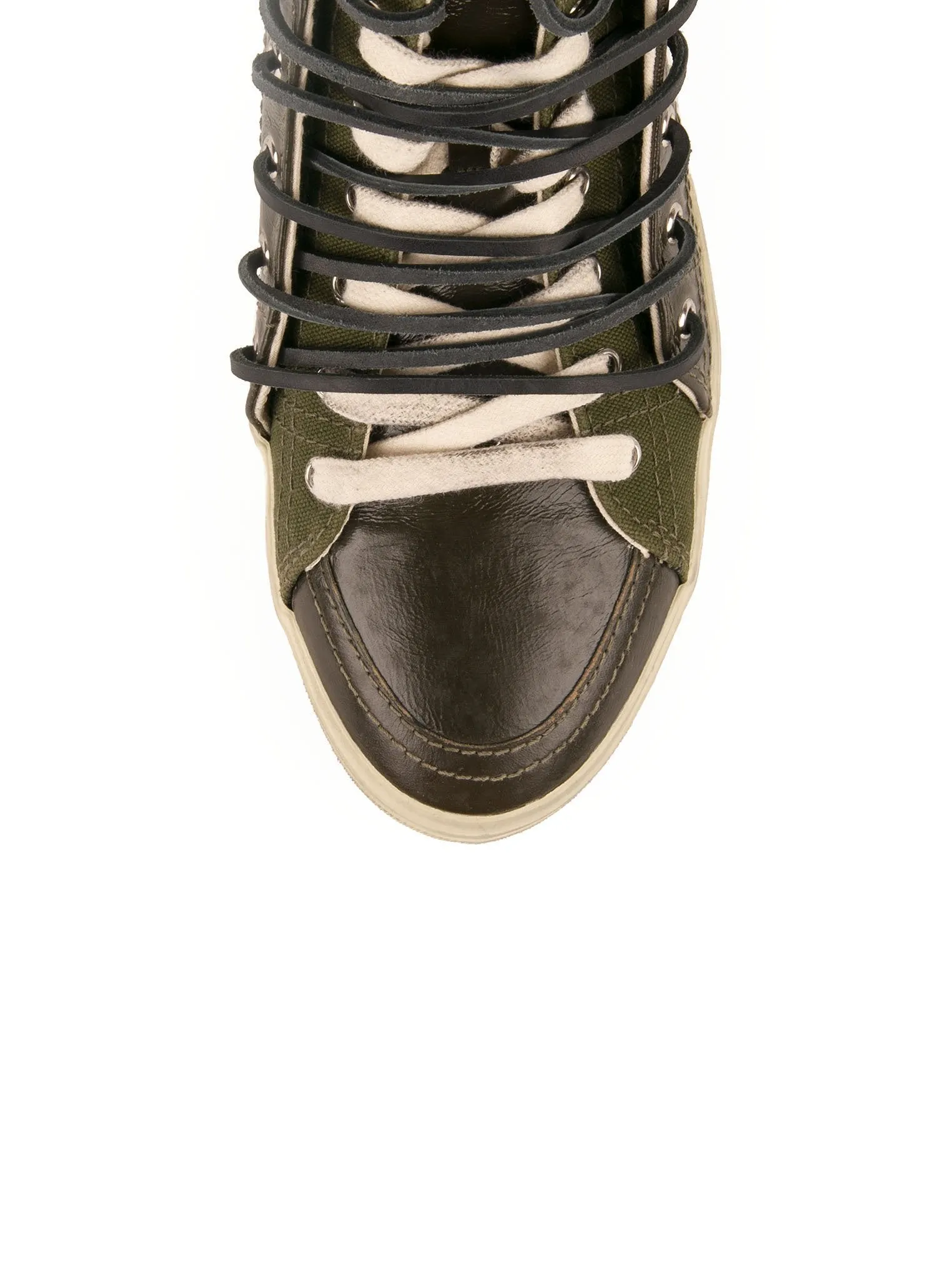 Rivington Double High-Top Sneaker - Hunter Green