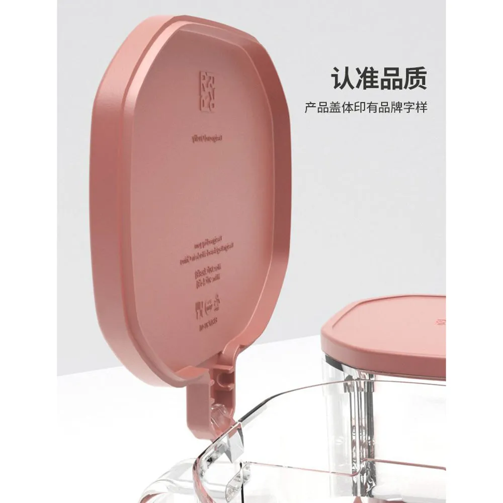 Robo Dual-Compartment Spice Box in Elegant White, 500ml