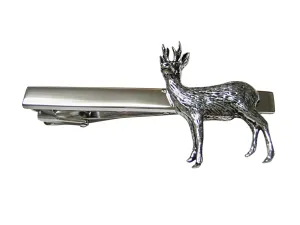 Roe Buck Deer Square Tie Clip