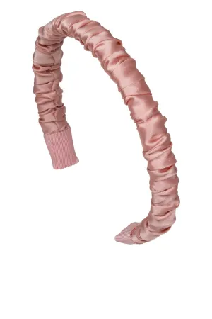 Rory Peony Gathered Silk Headband