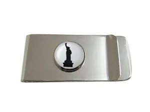Round Iconic Statue of Liberty Money Clip