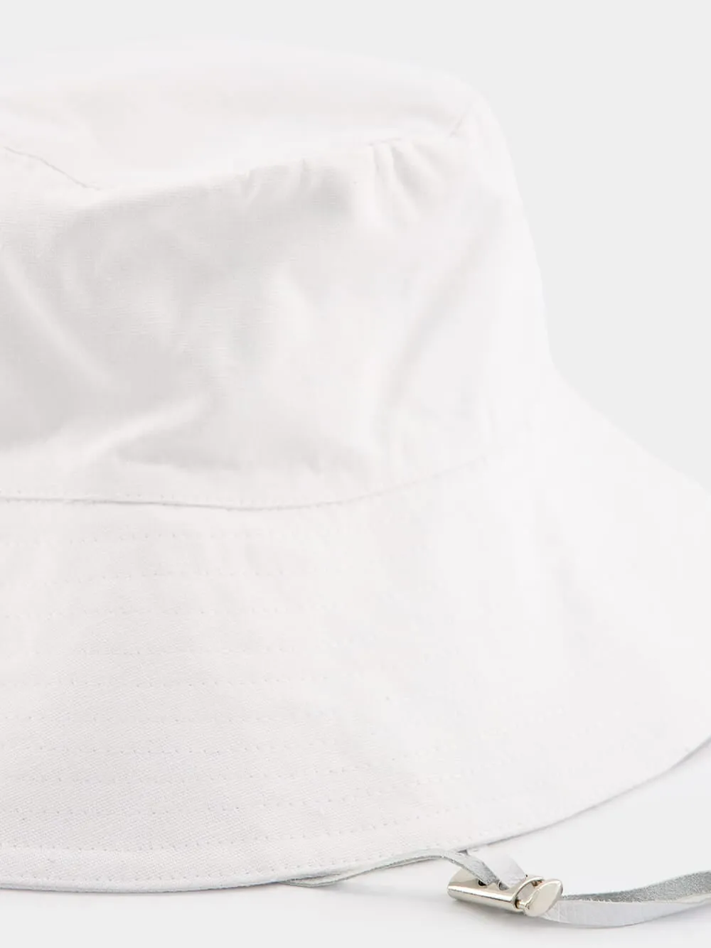 Safari White Linen Hat