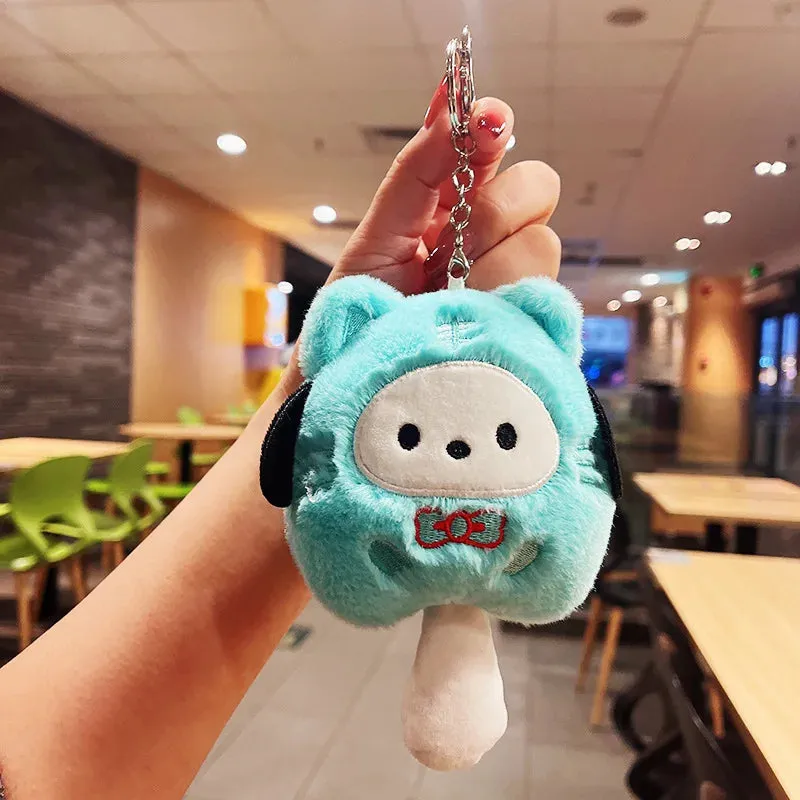 Sanrio Plush Keychain | Little Tiger with Furry Tail Series