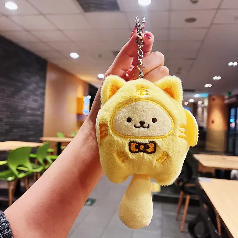 Sanrio Plush Keychain | Little Tiger with Furry Tail Series