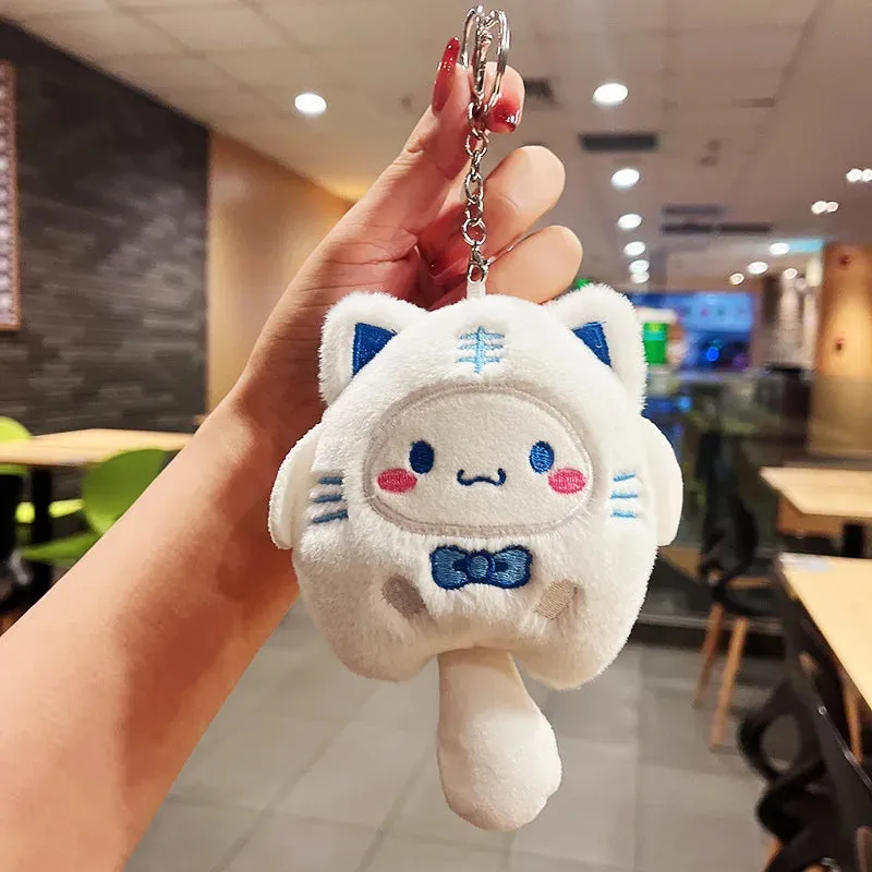 Sanrio Plush Keychain | Little Tiger with Furry Tail Series