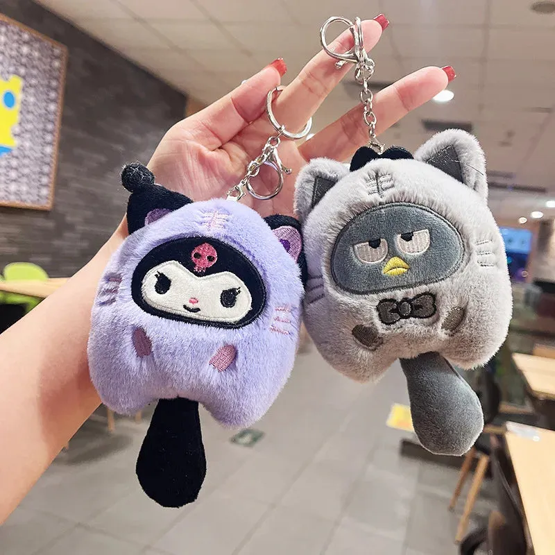 Sanrio Plush Keychain | Little Tiger with Furry Tail Series
