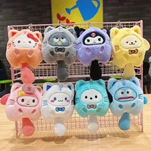 Sanrio Plush Keychain | Little Tiger with Furry Tail Series