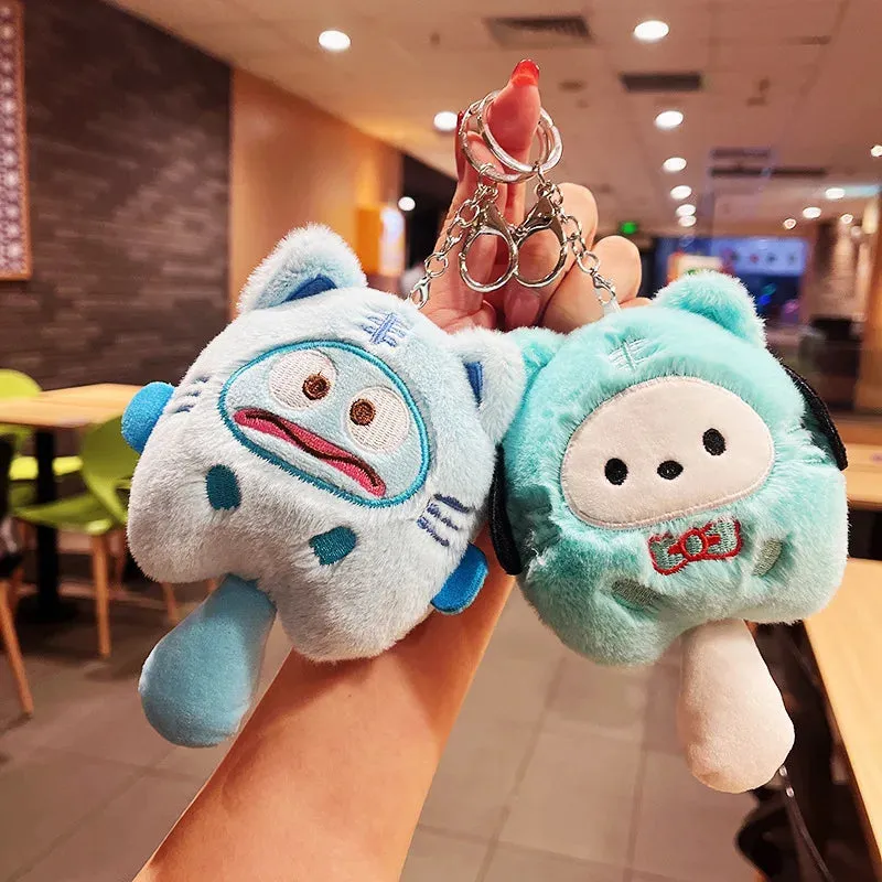 Sanrio Plush Keychain | Little Tiger with Furry Tail Series