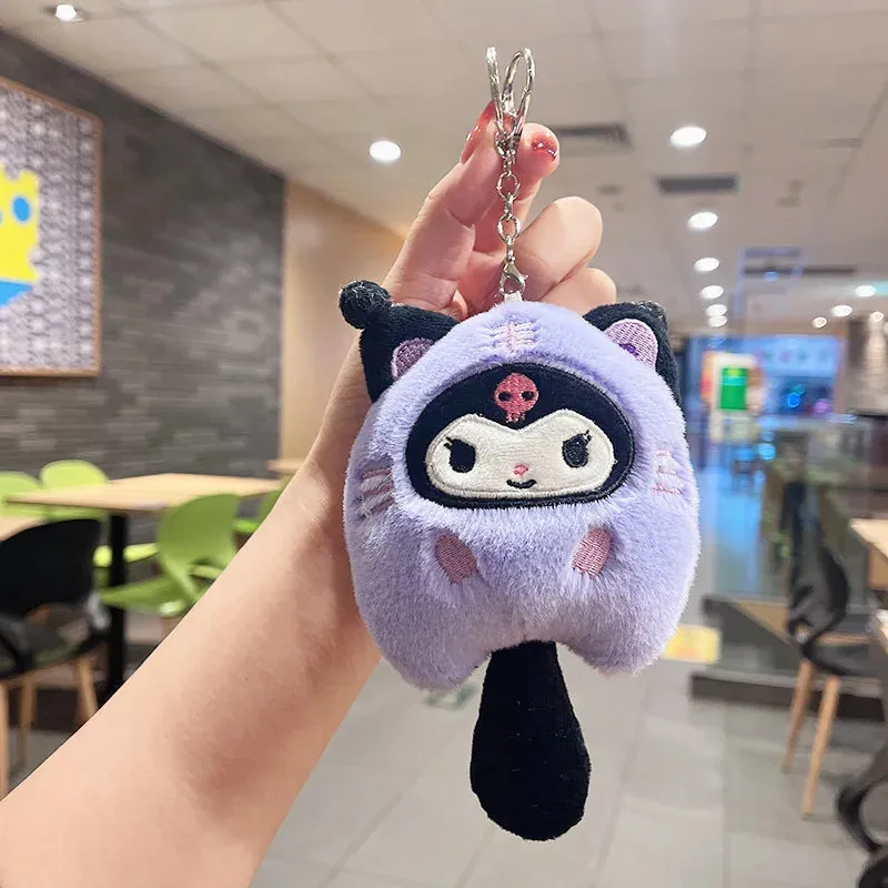 Sanrio Plush Keychain | Little Tiger with Furry Tail Series