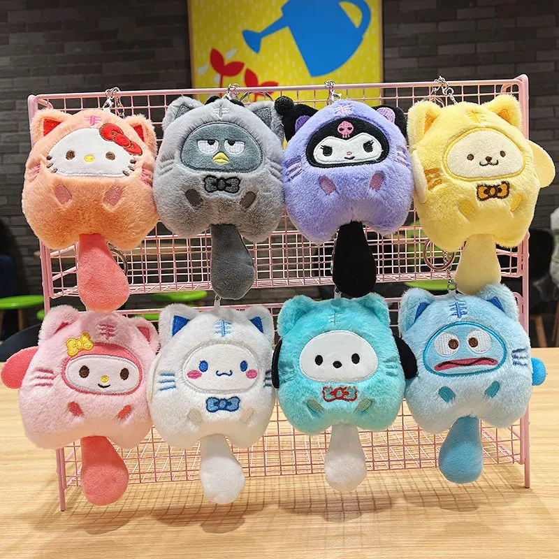Sanrio Plush Keychain | Little Tiger with Furry Tail Series