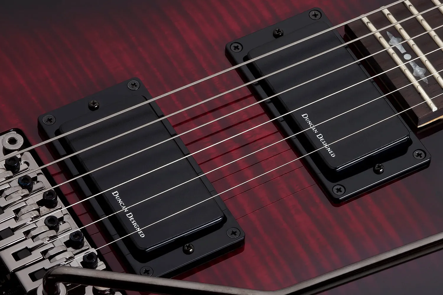 Schecter Demon 6 FR Series Crimson Burst