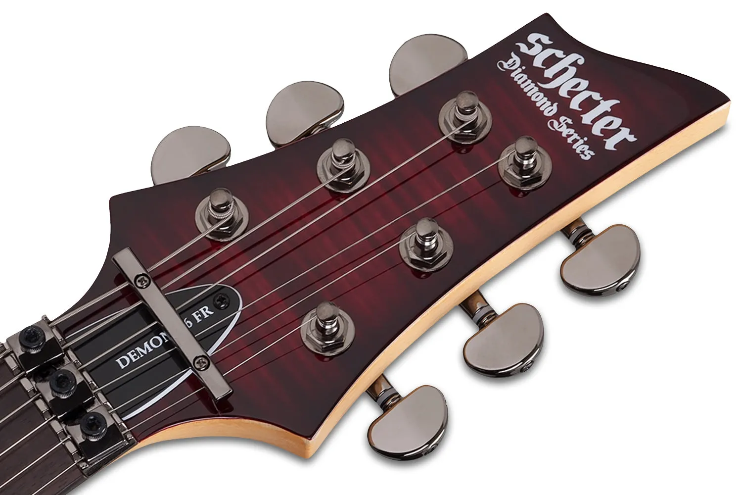 Schecter Demon 6 FR Series Crimson Burst