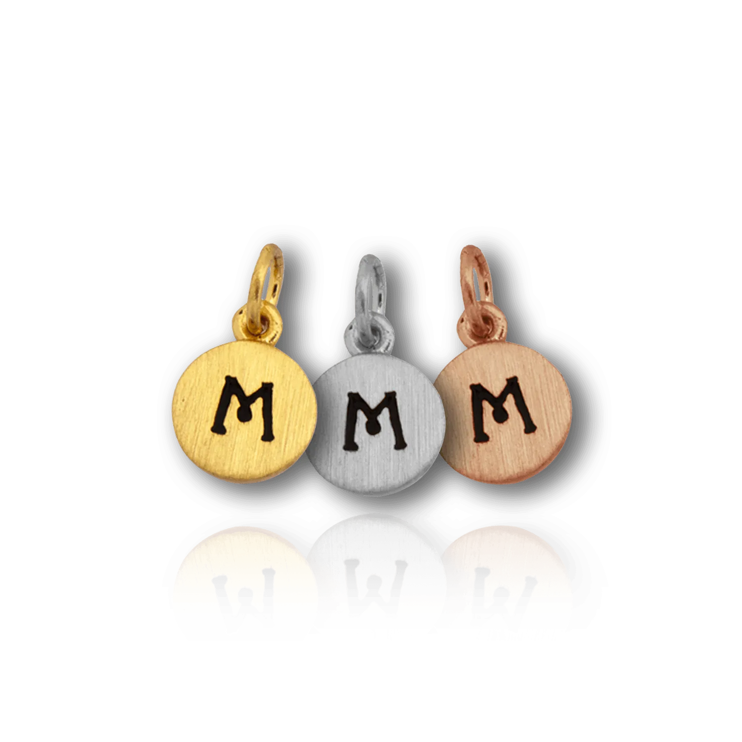 Scripted Initial On Satin Finish