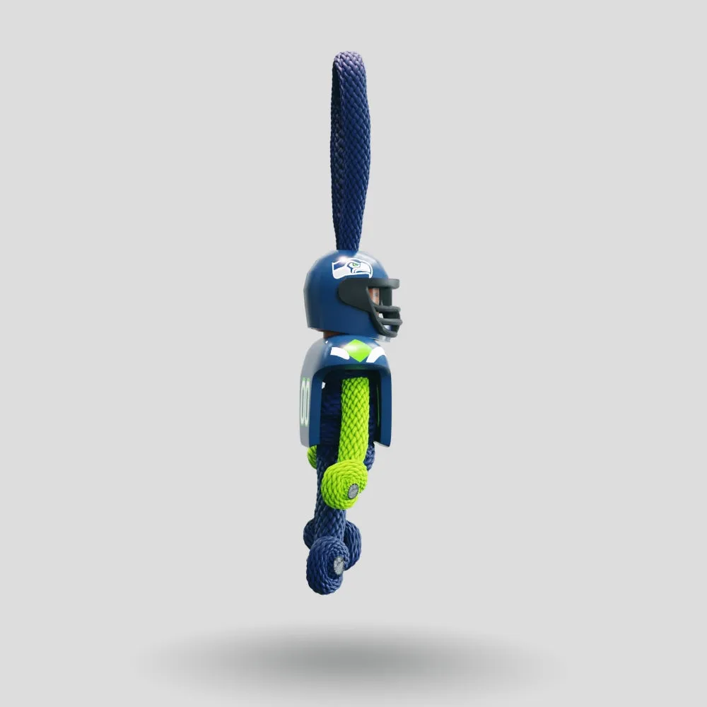 Seattle Seahawks Paracord Buddy Keychain