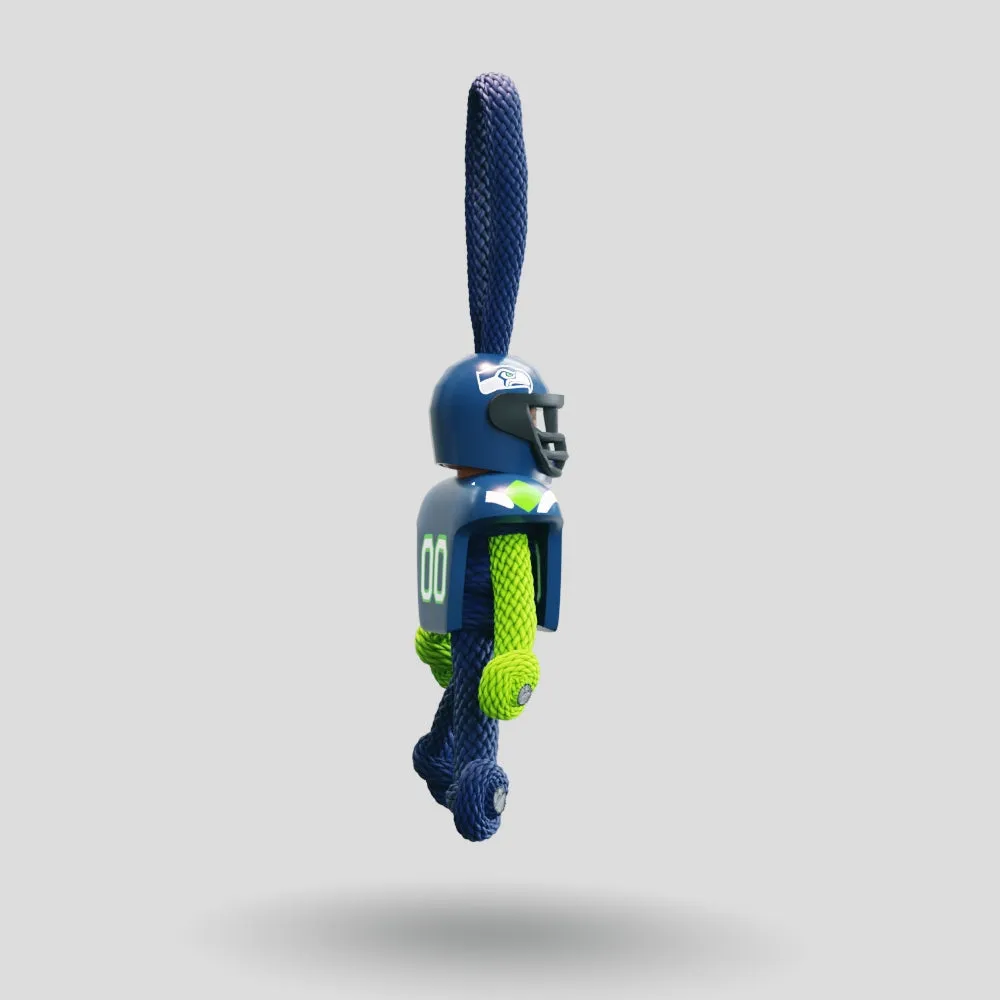 Seattle Seahawks Paracord Buddy Keychain