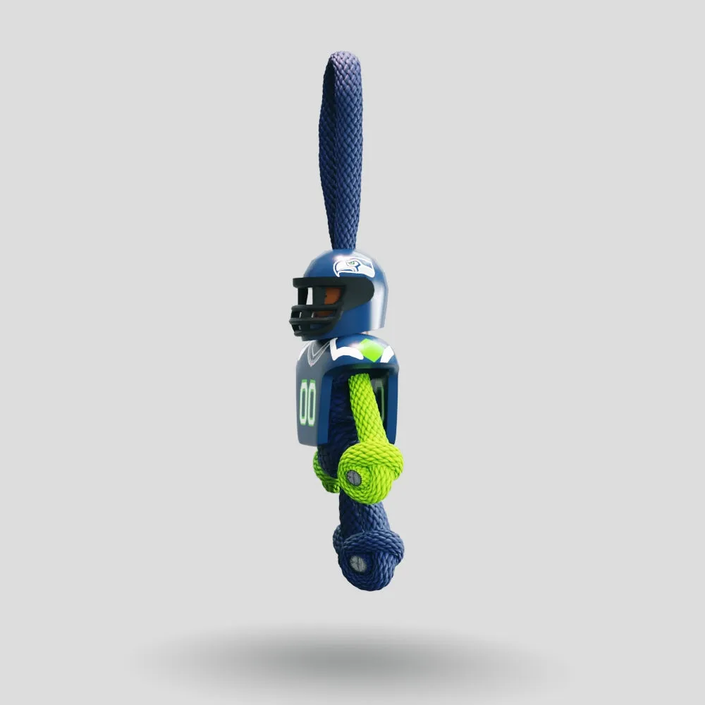 Seattle Seahawks Paracord Buddy Keychain