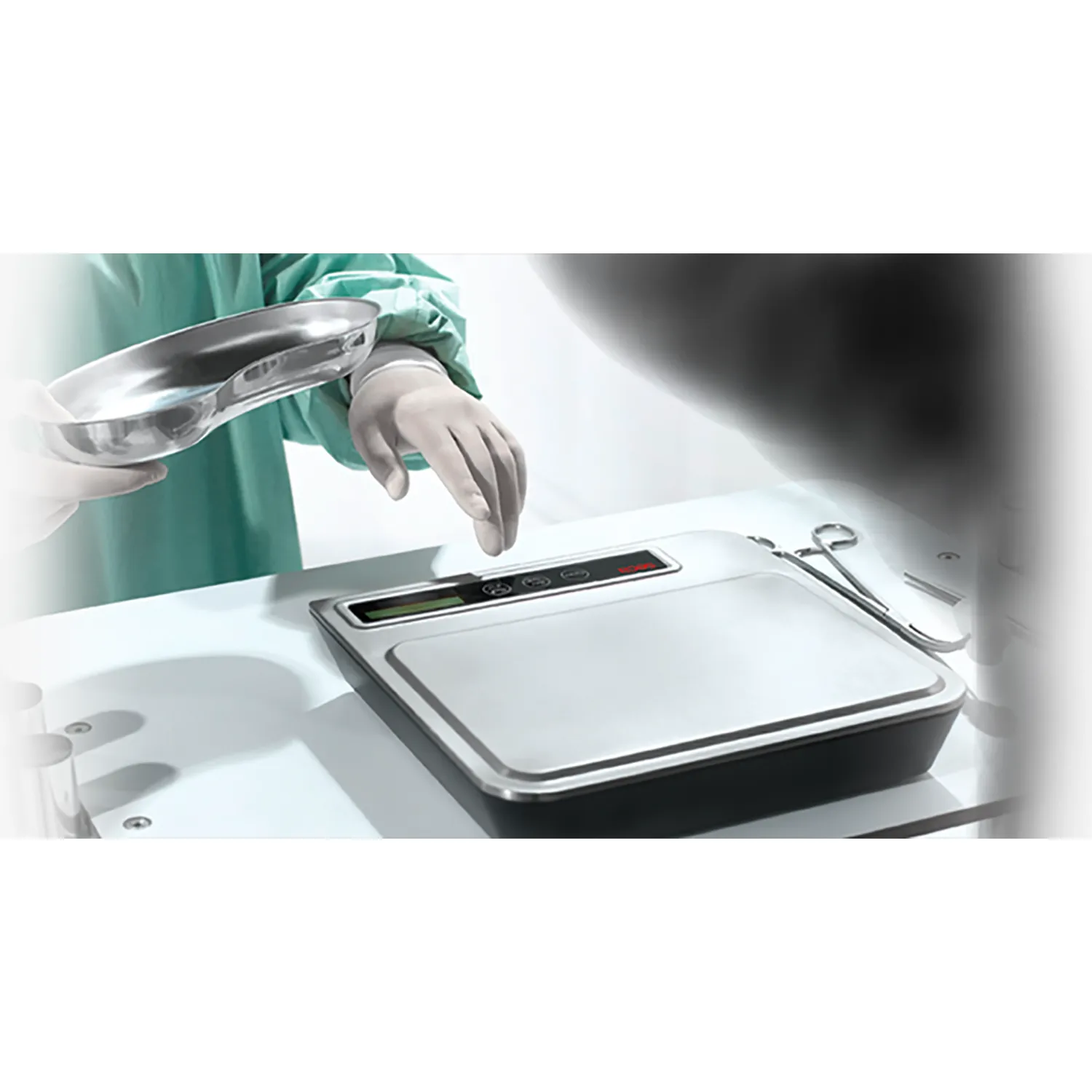 seca 856 Organ & Nappy Scale with stainless steel cover & moisture protected electronics