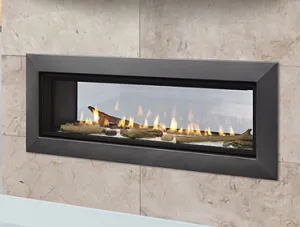 See Through 36" Direct Vent Fireplace Echelon II by Majestic ECHEL36STIN-C