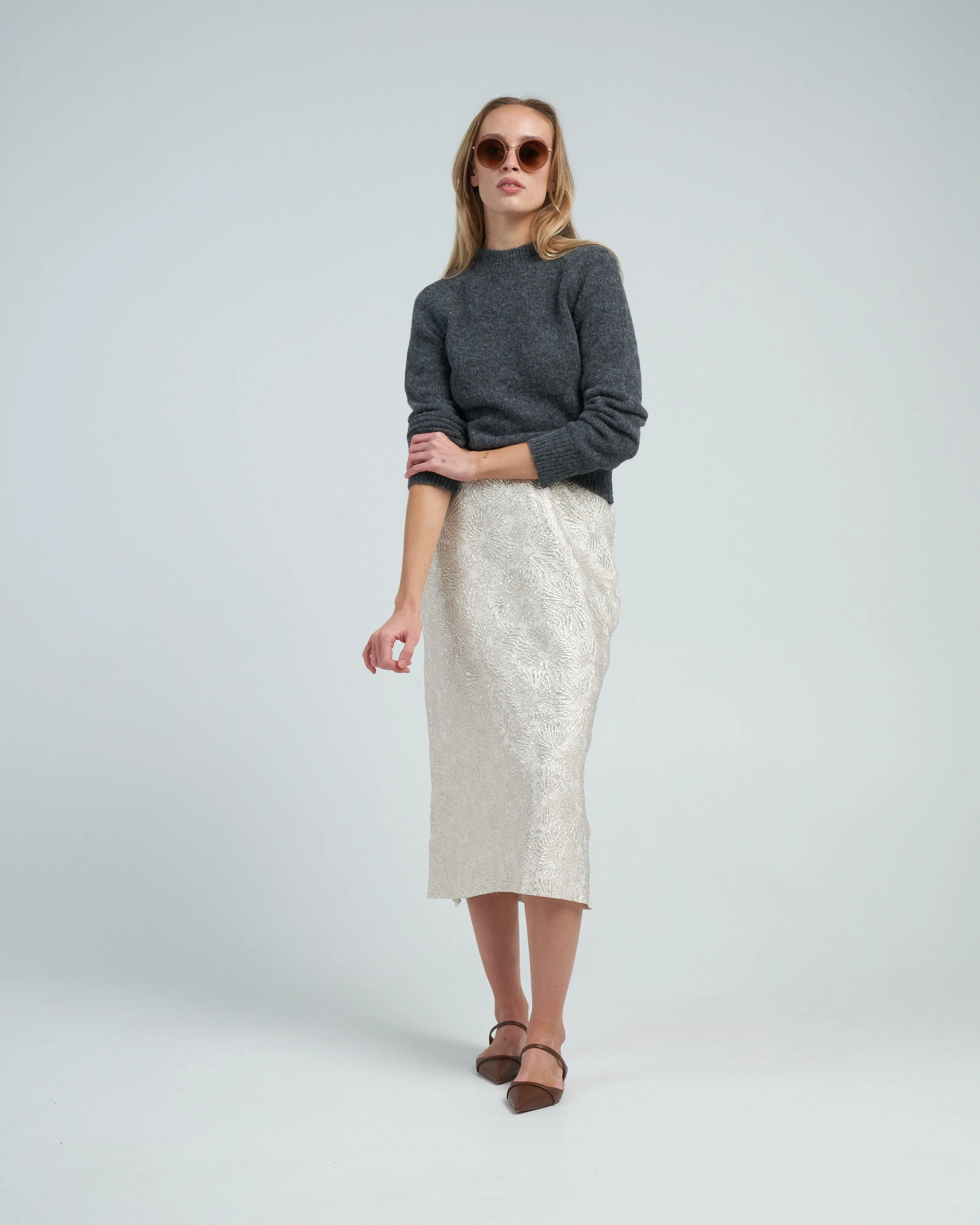 separ skirt - silver
