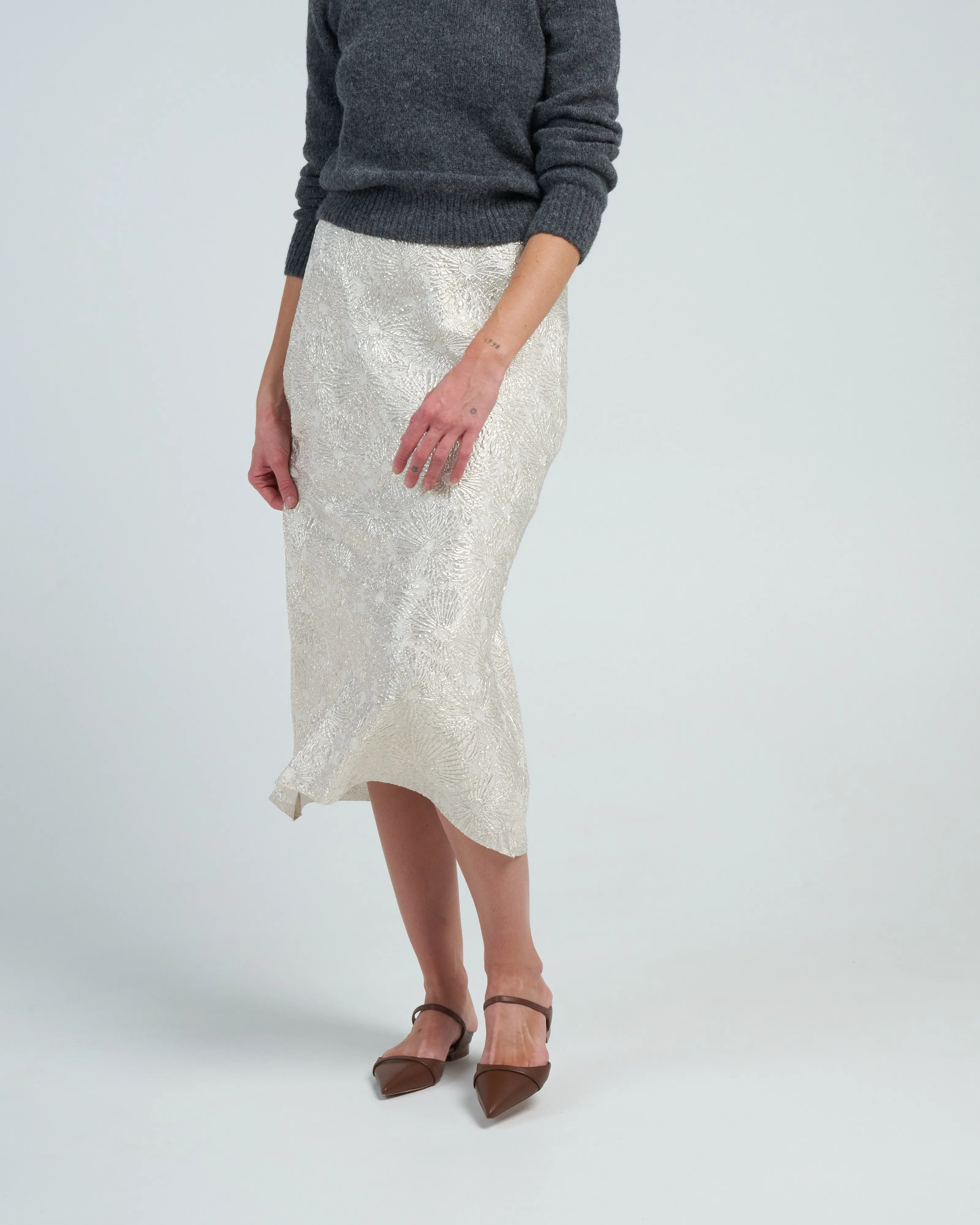 separ skirt - silver