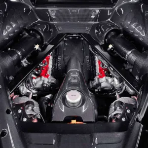 SF90 Stradale Coupe Carbon Fiber Engine Compartment Shields