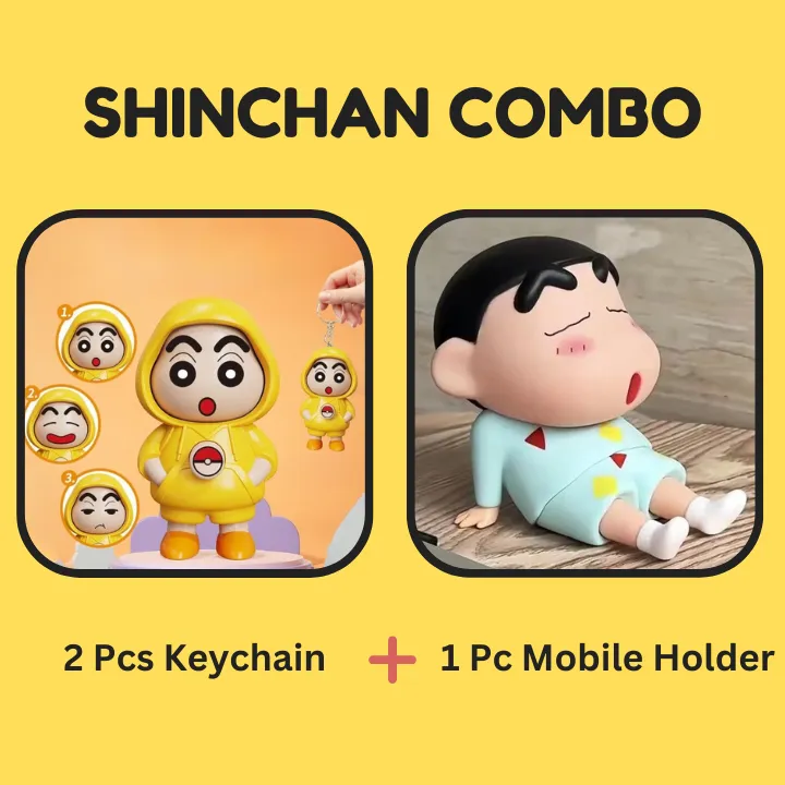 Shinchan Rotating Keychain