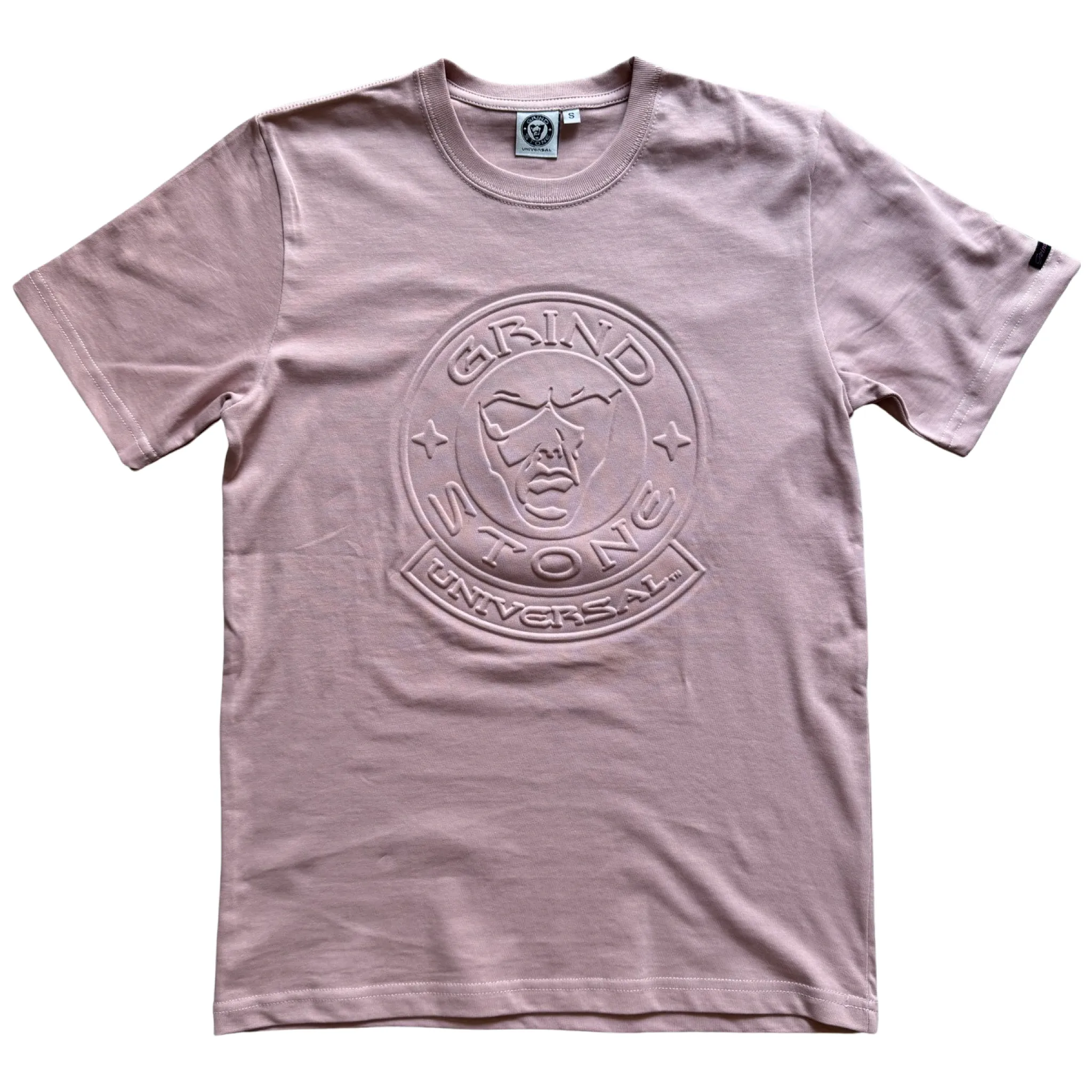 Short sleeve embossed t-shirt