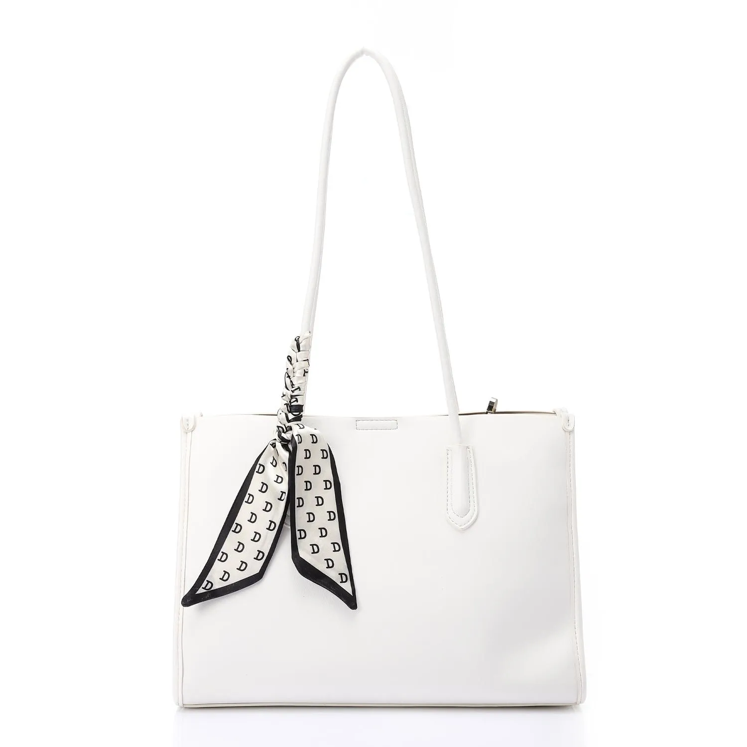 Shoulder Bag With Scarf Detail - Mr Joe