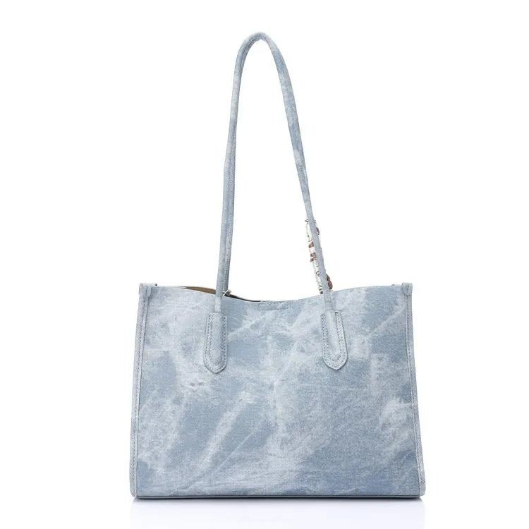 Shoulder Bag With Scarf Detail - Mr Joe