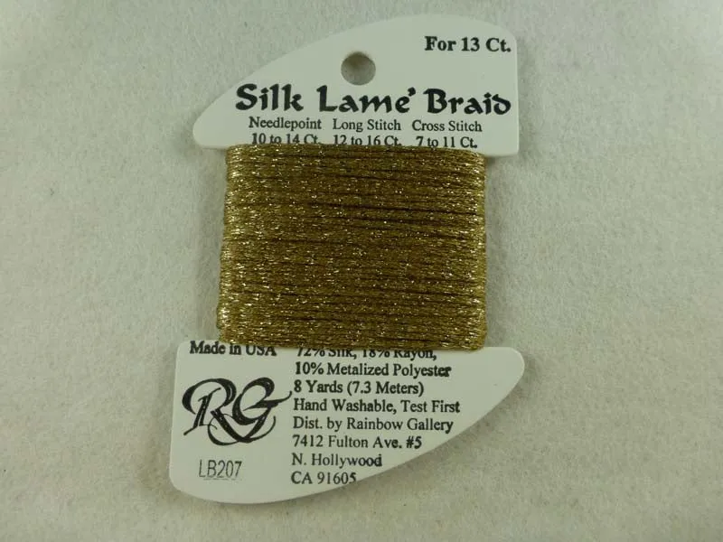 Silk Lame Braid LB207 Prairie Dust