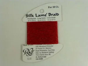 Silk Lame Braid SL08 Red