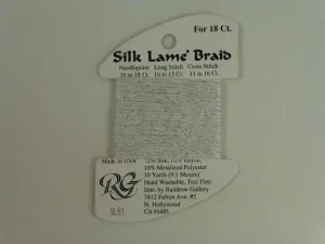 Silk Lame Braid SL81 Platinum