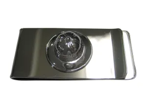 Silver Toned Explorers Hat Money Clip